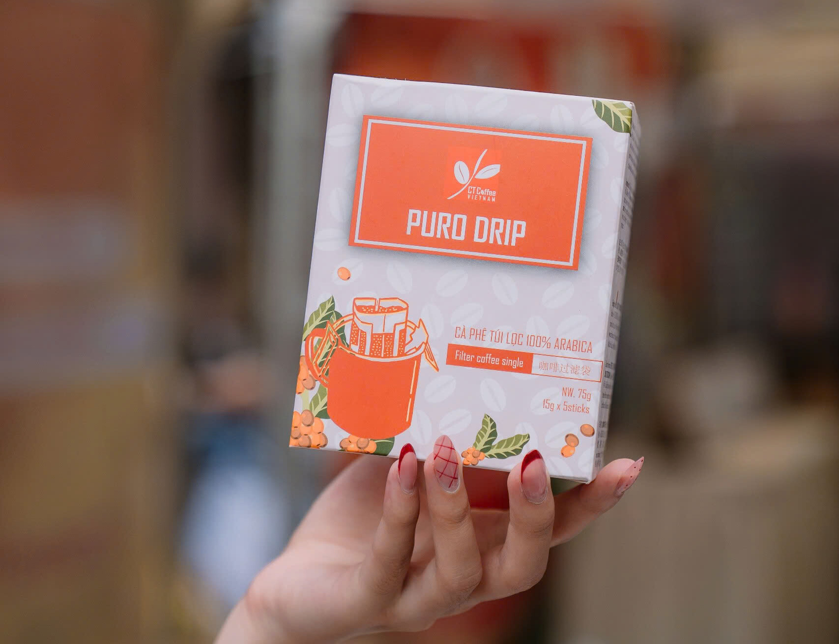 Cà phê drip Coffee&Tea mang đến tại lễ hội cà phê Việt Trung